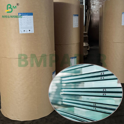 36GSM Εξαιρετική Αντοχή σε Μούχλα Καφέ Χαρτί Kraft για Ενδιάμεση Τοποθέτηση Γυαλιού