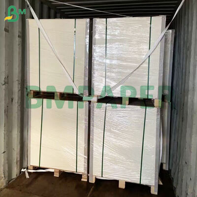 Υλικό χαρτιού για τραπεζικά πιάτα με επικάλυψη PET Χάρτινο δίσκο με λευκό χρώμα