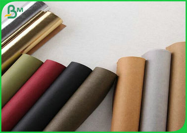 Διαφορετικό χρώμα 0.55MM Washable ρόλος υφάσματος της Kraft για την κατασκευή των τσαντών