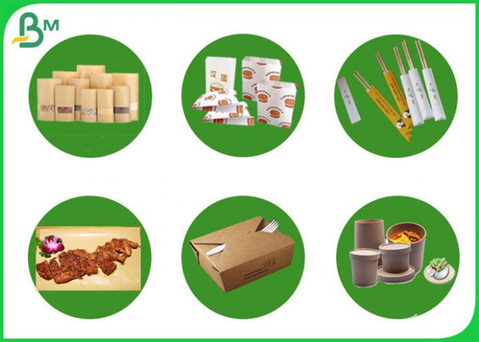 790mm στιλπνός Greaseproof εγγράφου 140g + 15g ντυμένου PE Kraft στο ρόλο