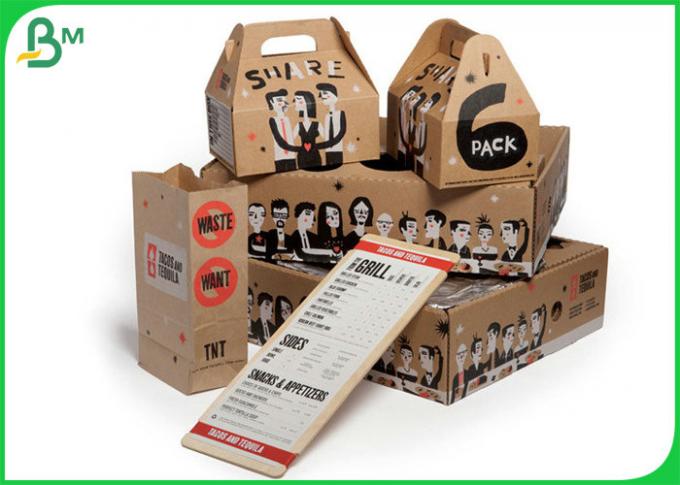 15g ντυμένο έγγραφο 300g της Kraft βαθμού τροφίμων PE για το κιβώτιο συσκευασίας τροφίμων