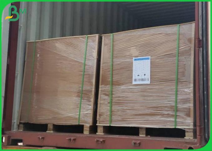 Το ανακυκλωμένο PE τοποθέτησε τους καφετιούς ρόλους πινάκων εγγράφου σκαφών της γραμμής της Kraft για τη συσκευασία σε στρώματα