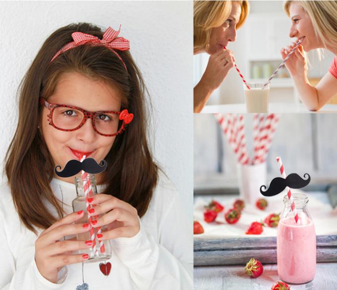 FDA 15mm άσπρο Kraft Slitted 60gram 120gram έγγραφο MG για τα άχυρα κατανάλωσης 6mm