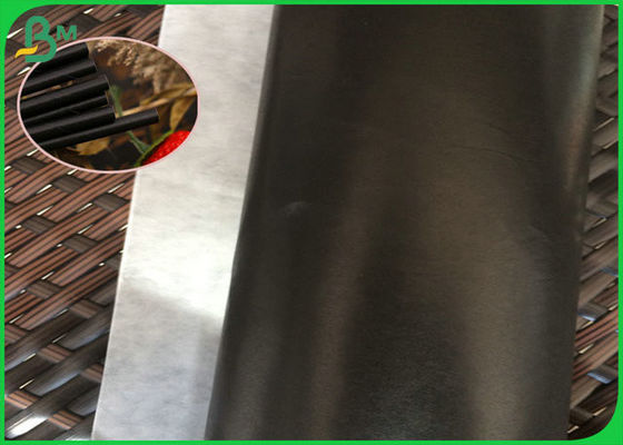 60gsm εκτυπώσιμος μαύρος ρόλος εγγράφου βαθμού τροφίμων αχύρου πιστοποιητικών FSC και FDA για το τσάι καφέ ή γάλακτος