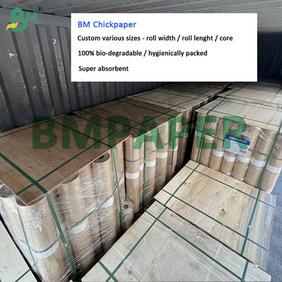 63cm 68cm Poultry Chick Paper Rolls Super Absorbent Ανακυκλωμένο Χαρτί Μήκος 200m 250m