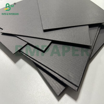 1.5mm 1.7mm Μαύρο Χρώμα F Φλάουτ κυματοειδές χαρτί για συσκευασία 1000 x 1420mm