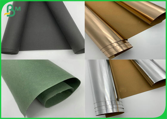 Χρυσό/ασημένιο/κόκκινο και μπλε ινών έγγραφο της Kraft εγγράφου Washable για την κατασκευή των τσαντών