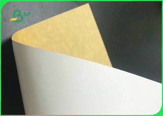 Η φιλική προς το περιβάλλον άσπρη τοπ Kraft πίσω 250gsm - 360gsm για τις συσκευασίες τροφίμων