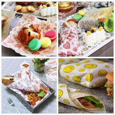 Λευκό λιπαρό χαρτί τροφίμων Jumbo Roll 40GSM 45GSM για Flexo εκτύπωση