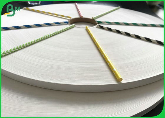 Eco - φιλικοί ρόλοι εγγράφου αχύρου 60gsm 120gsm με το FDA FSC για τα άχυρα λουρίδων