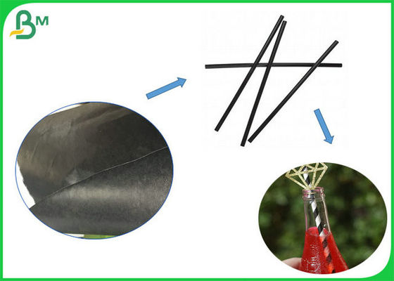 ο μαύρος ρόλος εγγράφου βαθμού τροφίμων αχύρου 60gsm 120gsm με το FSC ενέκρινε το βιοδιασπάσιμο έγγραφο FDA