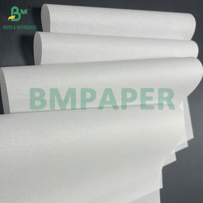 40GSM Λευκοί κυλίνδροι χάρτη χωρίς επίστρωση 840MM για συσκευασία παπουτσιών και υφασμάτων