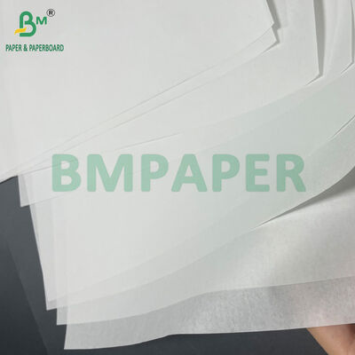 40GSM Λευκοί κυλίνδροι χάρτη χωρίς επίστρωση 840MM για συσκευασία παπουτσιών και υφασμάτων
