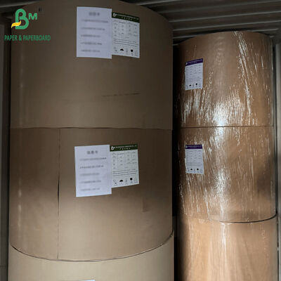 40GSM Λευκοί κυλίνδροι χάρτη χωρίς επίστρωση 840MM για συσκευασία παπουτσιών και υφασμάτων