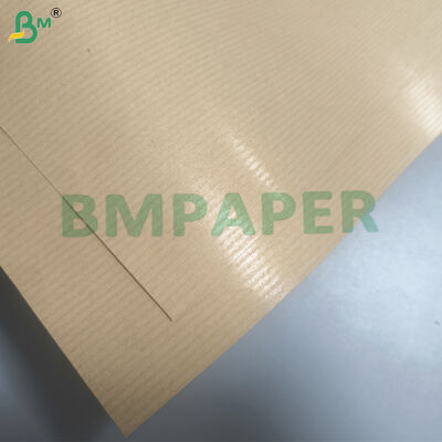 Χαρτί περιτυλίγματος Kraft Natural Brown Stripe Kraft MG One Side 50gsm