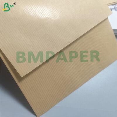 Χαρτί περιτυλίγματος Kraft Natural Brown Stripe Kraft MG One Side 50gsm