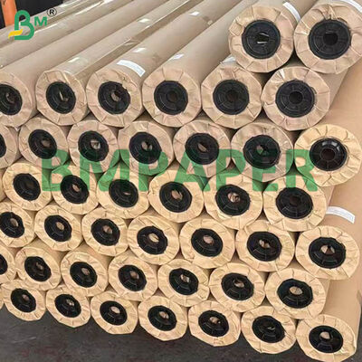 90 ιντσών 72 ιντσών διάτρητος καφέ χαρτί Kraft Rolls 80, προσαρμοσμένο μήκος, στρογγυλές τρύπες