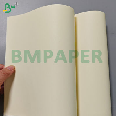 80gm Κρέμα χρωματιστή βιβλιοθήκη χαρτί ρολ 715mm πλάτος για εκτύπωση