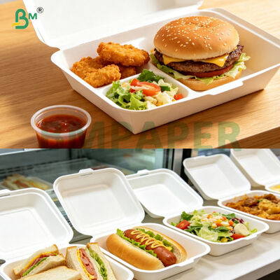 300gsm+15gsm White Single Side PE Coated Paper For Lunch Box