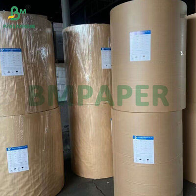 50lb 55lb Semi Extensible Paper Kraft Roll 72cm 102cm For Cement Bags
