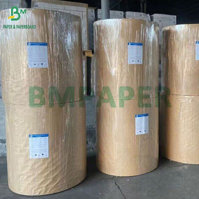 50lb 55lb Semi Extensible Paper Kraft Roll 72cm 102cm For Cement Bags