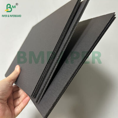 1.5mm 1.7mm Μαύρο Χρώμα F Φλάουτ κυματοειδές χαρτί για συσκευασία 1000 x 1420mm