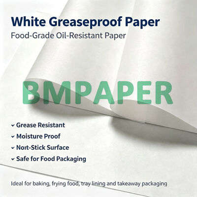 45gsm Grease Proof Paper Rolls Πλάτος 565mm, Λευκό Καφέ Επίπεδο Τροφίμων Κιτ 3 - 10