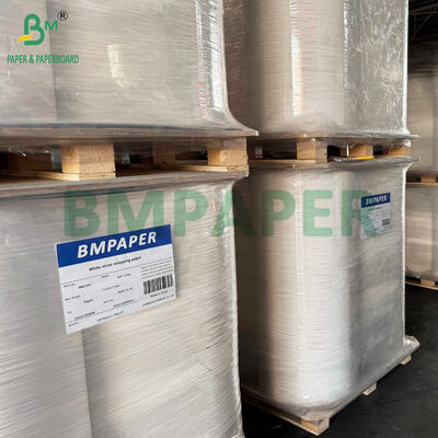 26gm 27gm κυλίνδροι χαρτιού Kraft 29mm x 6000m Για τυλίγμα μεμονωμένου άχυρου