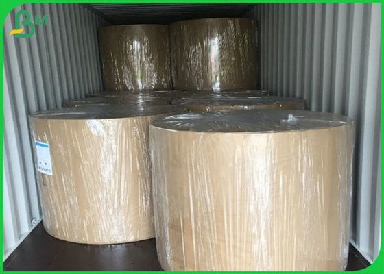 Το FSC πιστοποίησε ανακυκλωμένο 50GSM στο καφετί Kraft έγγραφο σκαφών της γραμμής 160GSM για τη συσκευασία