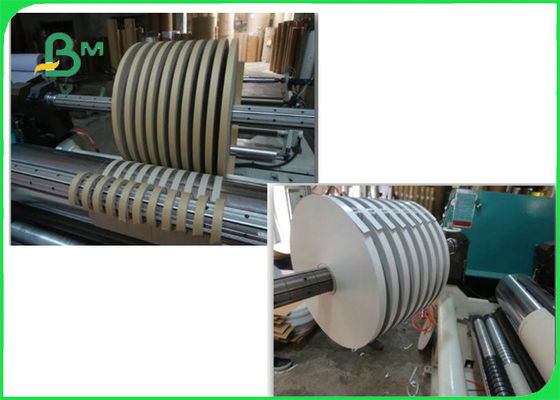 14mm Μέση / Εσωτερικό ρολό χαρτιού 120gsm από άχυρο 100% ανακυκλωμένο και φιλικό προς το περιβάλλον