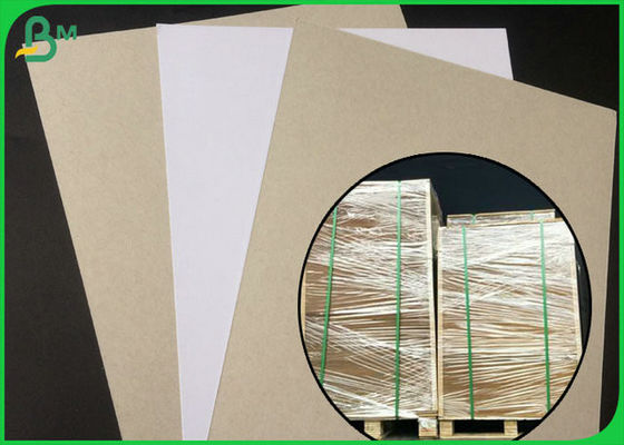 Το FSC επικυρωμένο έντυσε τη διπλή άσπρη πλευρά πινάκων με το γκρι πίσω στη μεγάλη συσκευασία ρόλων