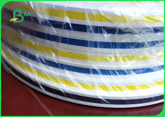 28g & μπλε ρόλοι εύκαμπτη εκτύπωση λουρίδων FSC εγγράφου αχύρου 60g & 120g & FDA