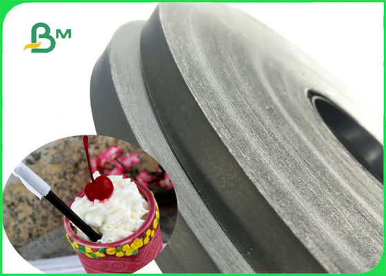 60gsm εκτυπώσιμος μαύρος ρόλος εγγράφου Slitted βαθμού τροφίμων για την κατανάλωση του FDA FSC