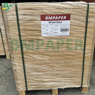 250gsm λευκό χαρτόνι Bristol Bond χωρίς επίστρωση, φύλλα 24,5 X 36 ιντσών, βαρύ, λεία επιφάνεια