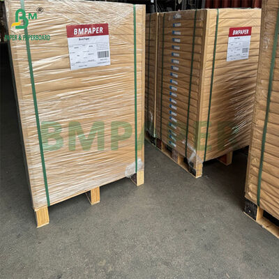 380mm 400mm 40gsm +10PE Λευκασμένο Λευκό MG Kraft Paper Roll Για Συσκευή Ζάχαρης