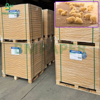 90 γραμμάρια 110 γραμμάρια Καφέ Χαρτί Kraft Waterleaf για Αγροτική Χρήση 75cm 90cm Ρολό